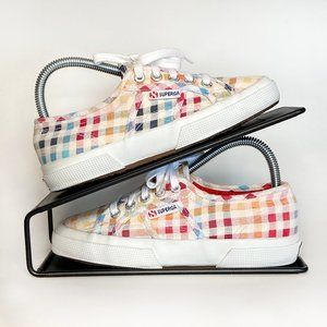 SUPERGA Checkered Gingham Canvas Sneakers / 6